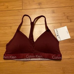 CALVIN KLEIN NWT BRALETTE
